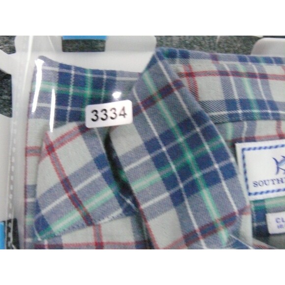 Southern Tide‎ Short Mens Med Classic Fit Blue Green Plaid - Picture 9 of 9